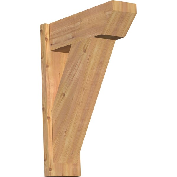 Ekena Millwork Traditional Slat Smooth Outlooker, Western Red Cedar, 7 1/2"W x 22"D x 30"H OUT08X22X30TRA06SWR - main